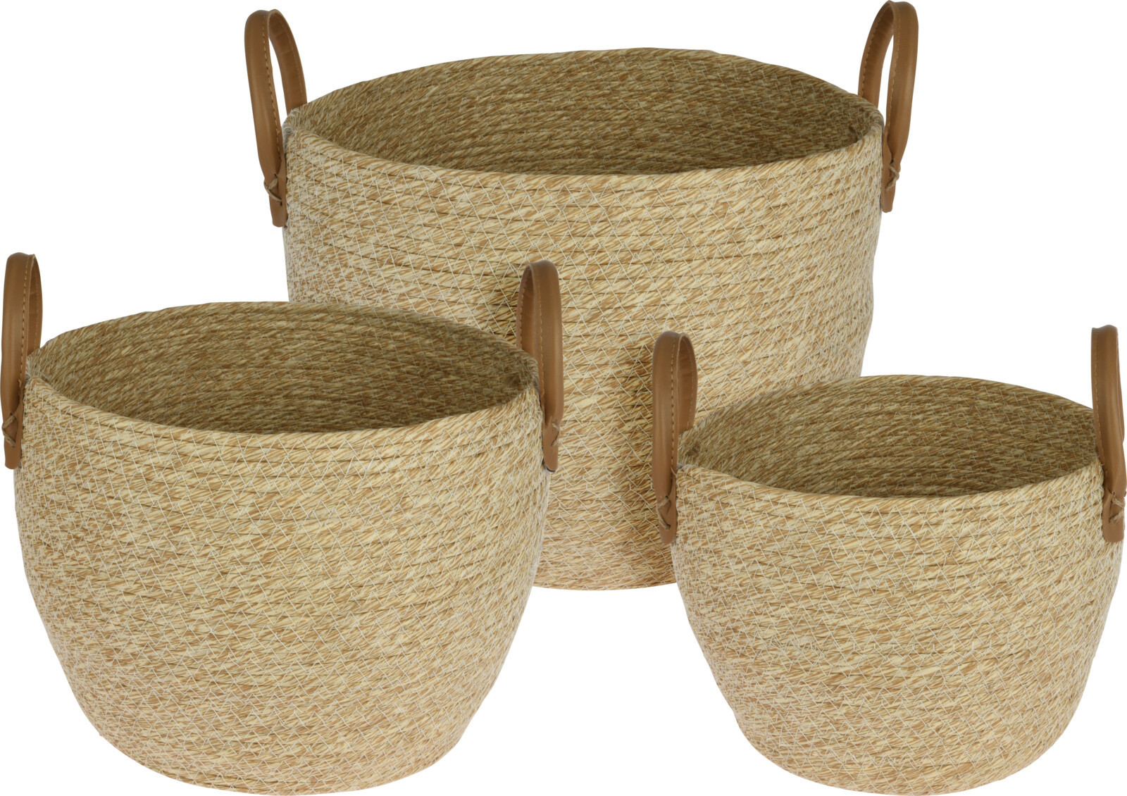 Artisan Woven Jute Basket for Home Décor