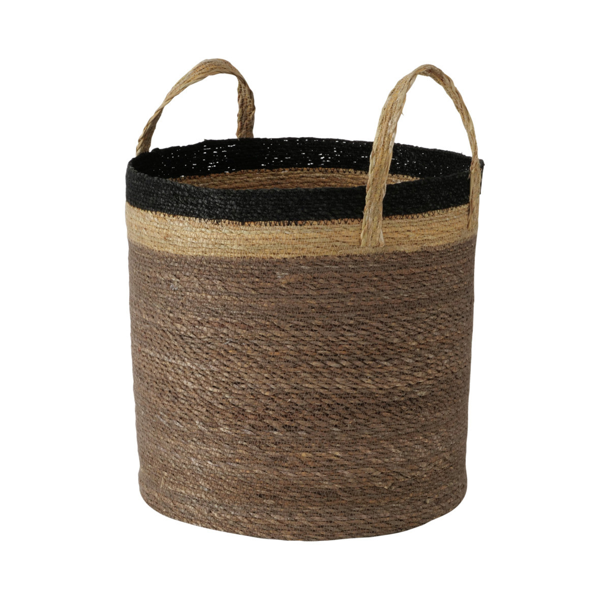 Eco-Friendly Jute Organizer with Braided Handles