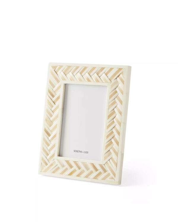 Knotted Bone Inlay Photo Frame