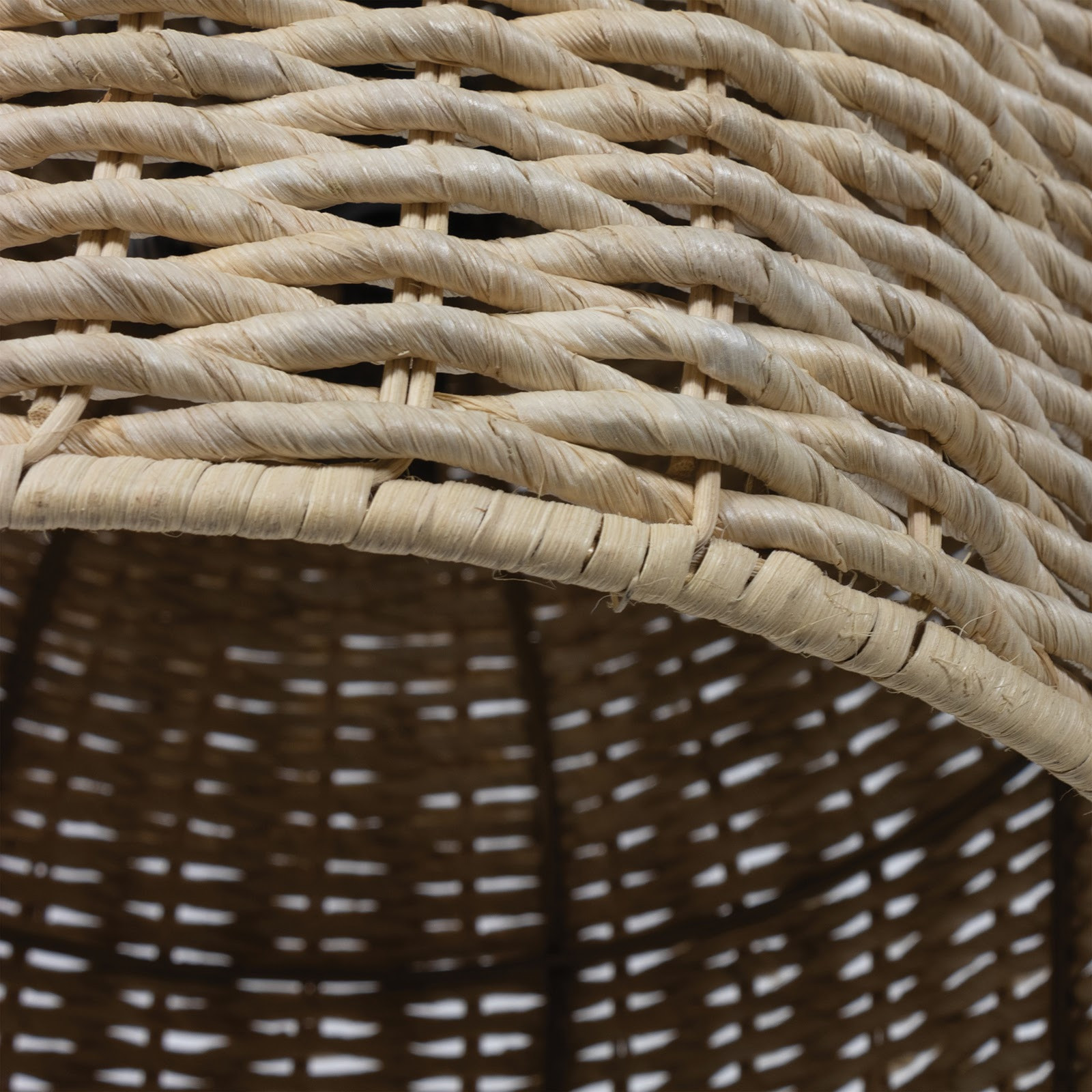 Minimalist Raffia Pendant – Handmade Lighting Accent - Image 2