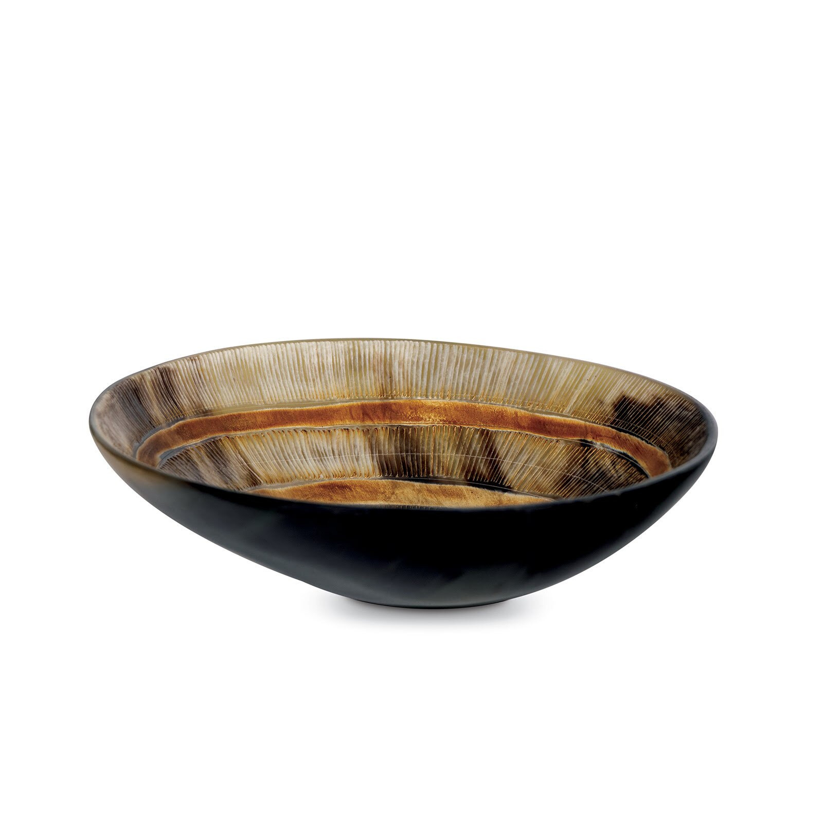 Etched Horn Decorative Bowl - Image 3