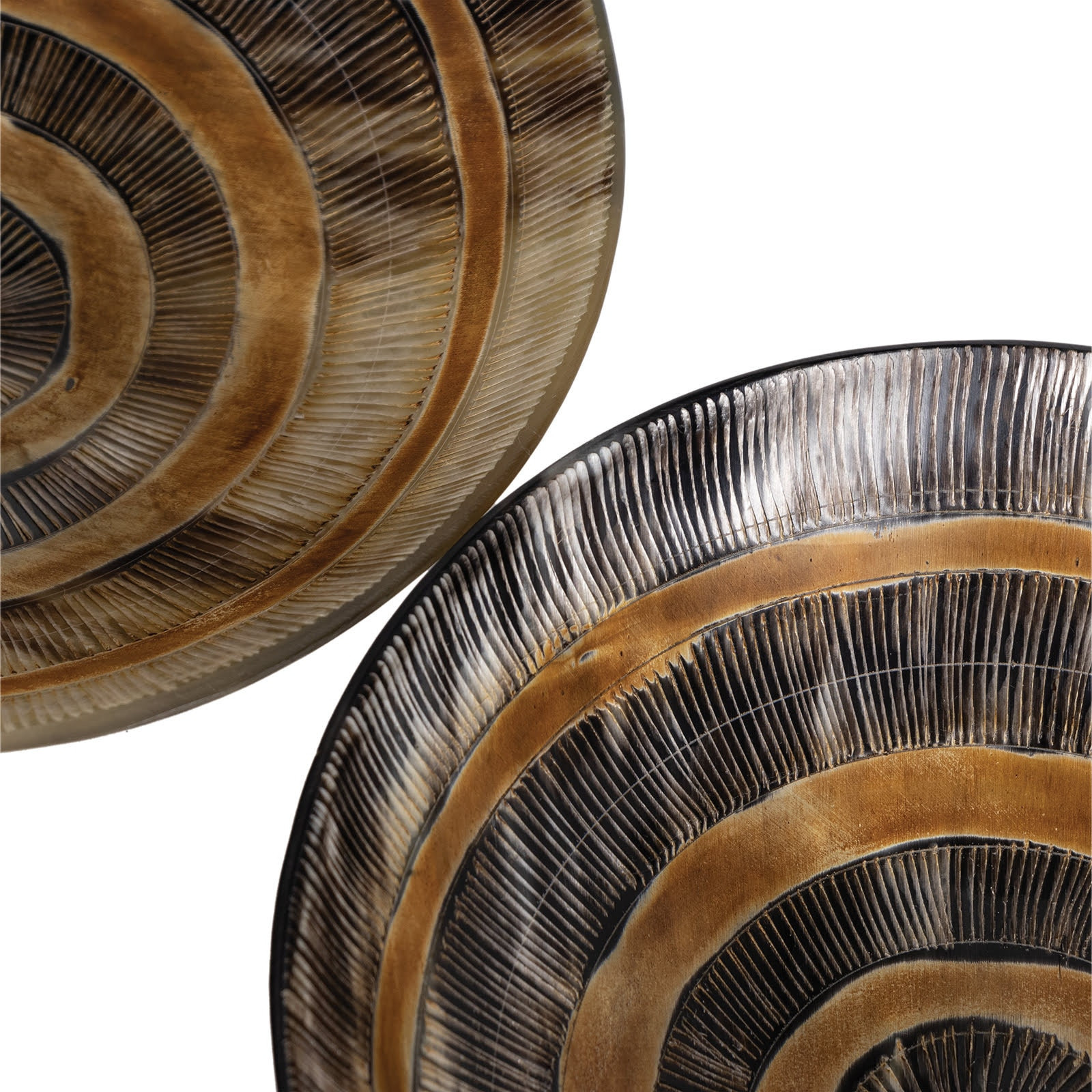 Etched Horn Decorative Bowl - Image 2