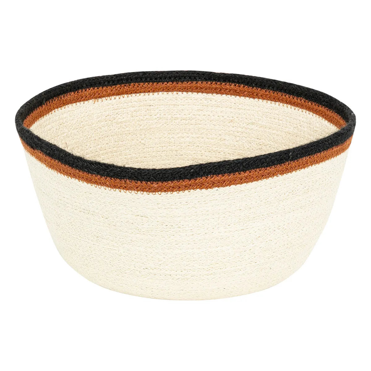 Artisan Woven Jute Baskets – Color Accent Storage Set - Image 3