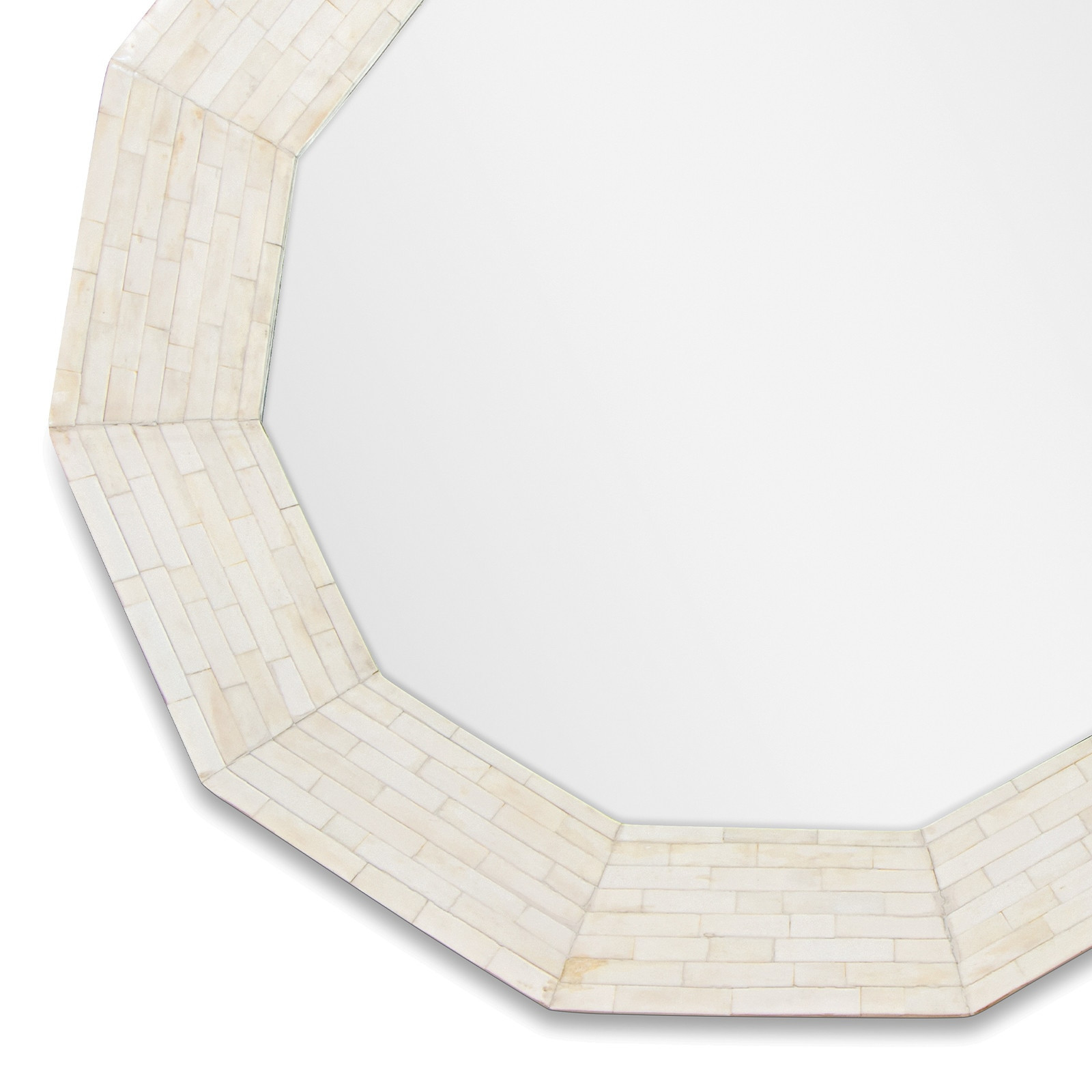 GeoGlam Mirror – Bone Inlay Frame with 12 Edges - Image 4