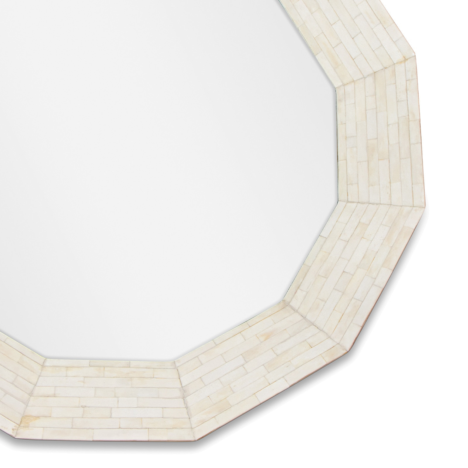 GeoGlam Mirror – Bone Inlay Frame with 12 Edges - Image 3