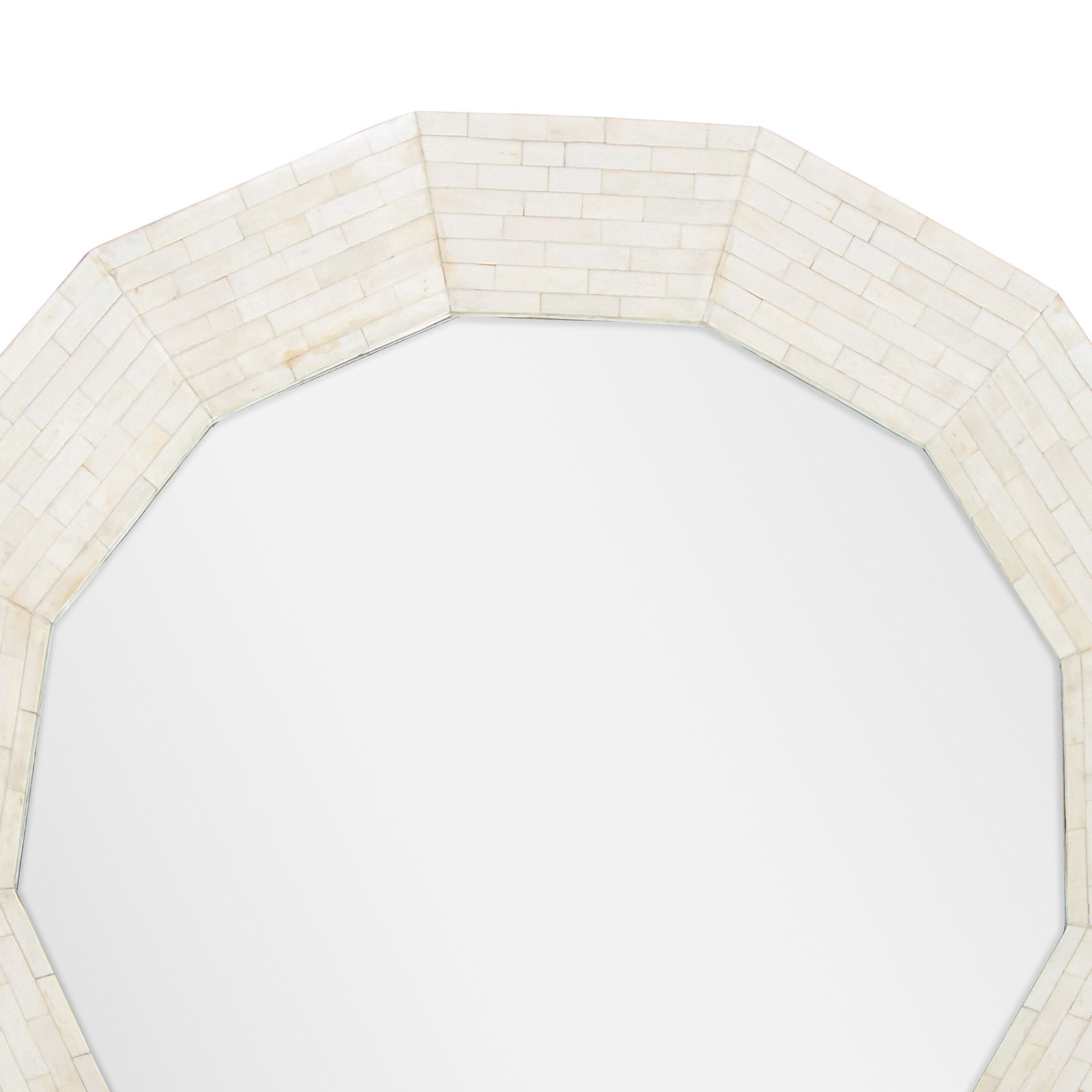 GeoGlam Mirror – Bone Inlay Frame with 12 Edges - Image 2