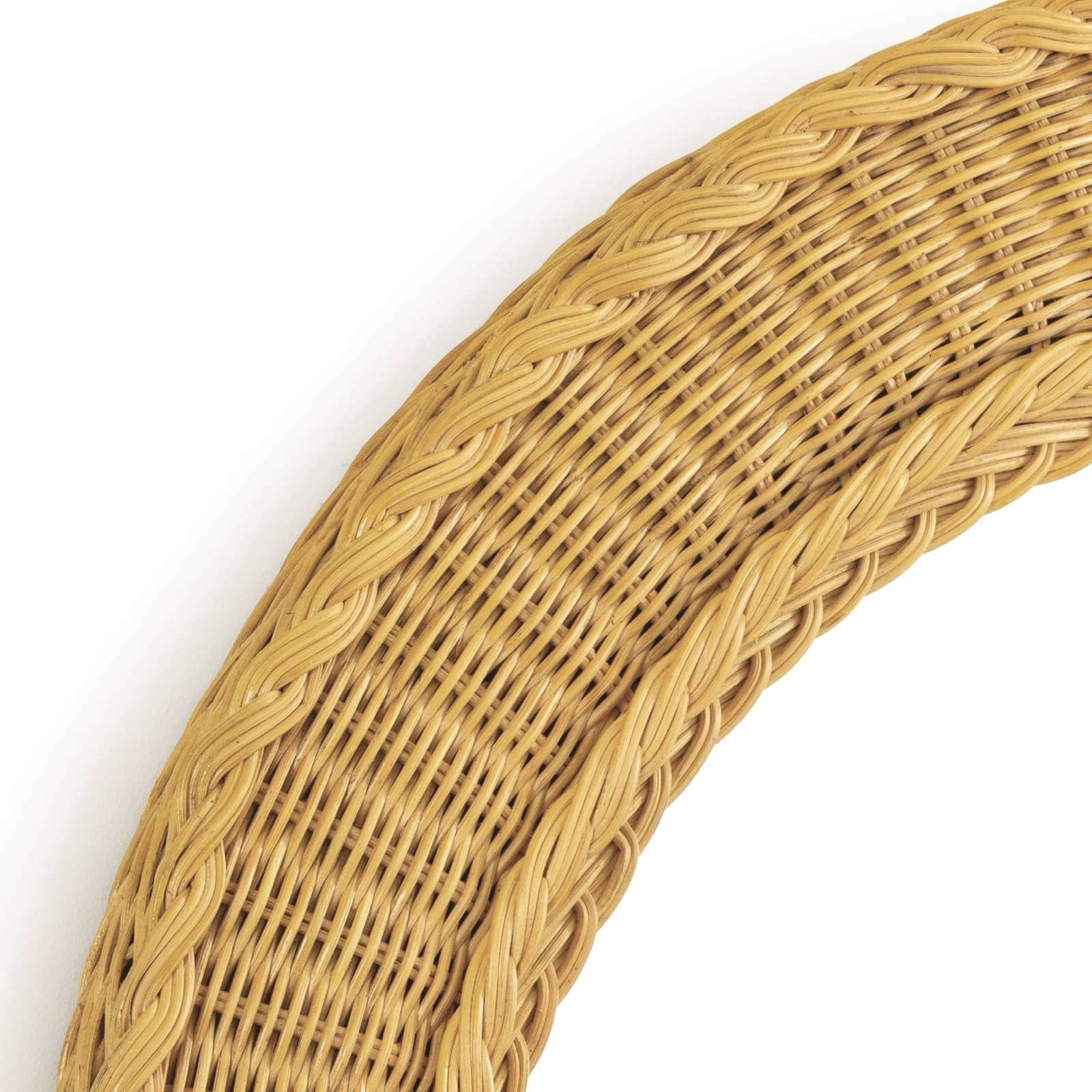 Round Cane Wall Mirror – Woven by Hand - Image 2