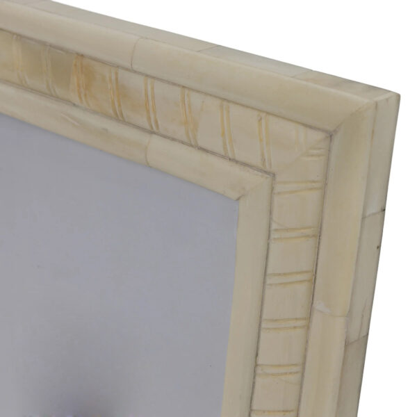 Spiral Engraved Bone Inlay Photo Frame