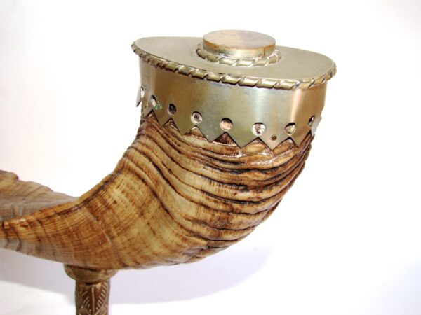 Timeless Elegance: Handcrafted Horn Decor Sculpture