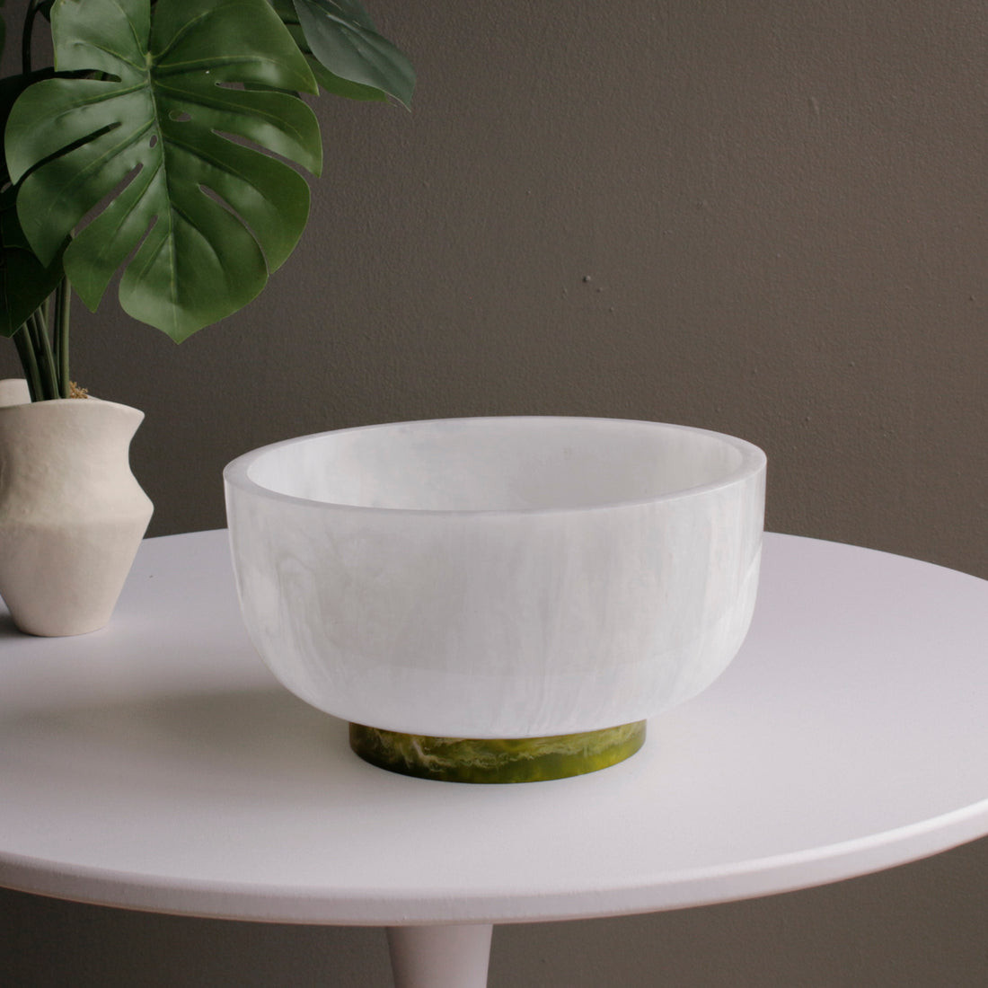 Celestial Marble Pedestal Bowl - Image 4