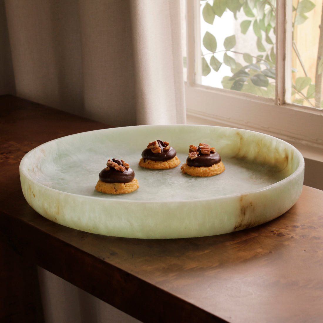 Handcrafted Marbled Resin Platter - Image 4