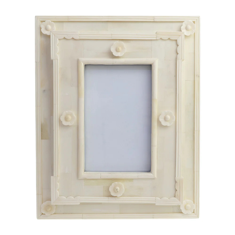 Timeless Elegance: Bone Inlay Photo Frame
