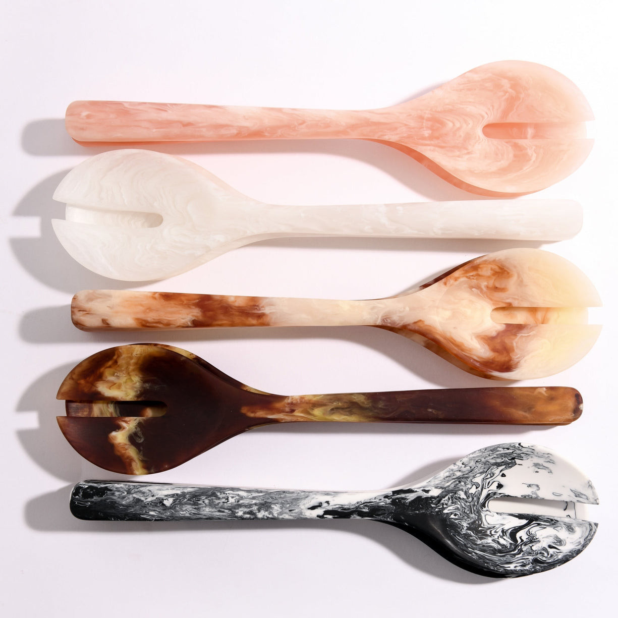 Honey Pearl Marbled Serveware Set - Image 2