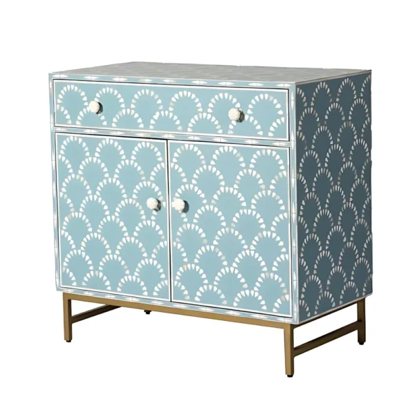 BONE INLAY BAR CABINATE