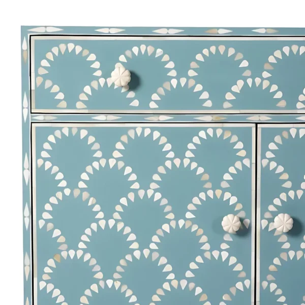 BONE INLAY BAR CABINATE