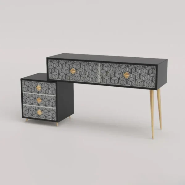 BONE INLAY CONSOLE TABLE