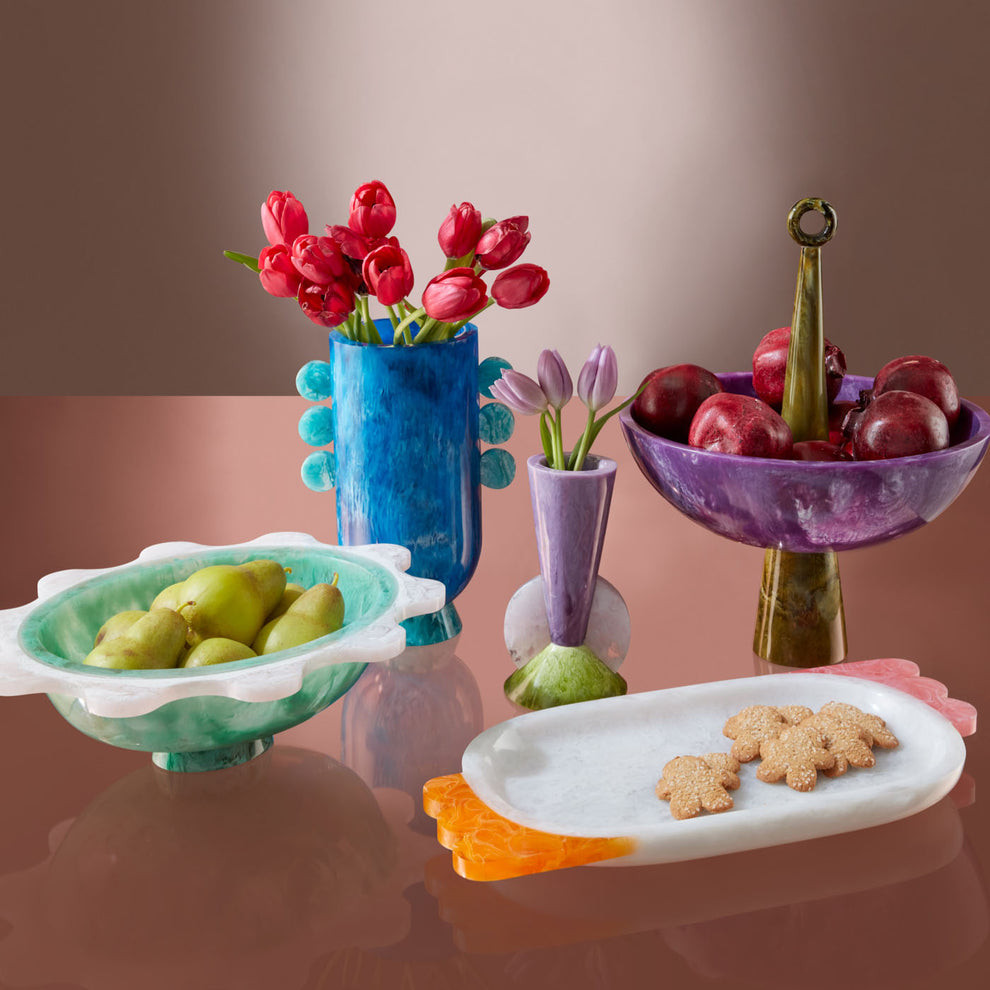 Modern Decorative Resin Tray – Scallop Design - Image 5