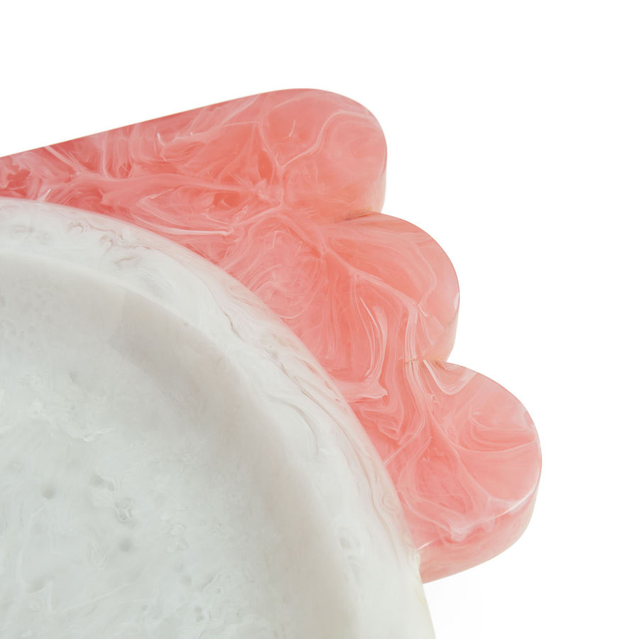 Modern Decorative Resin Tray – Scallop Design - Image 4