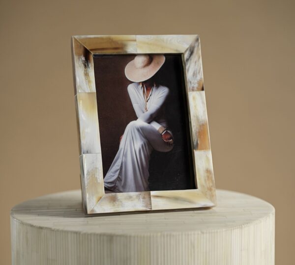 Horn & Inlay Photo Frame