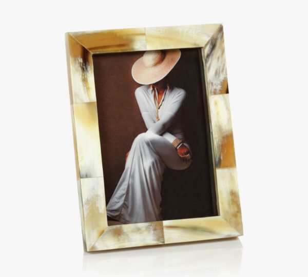 Horn & Inlay Photo Frame