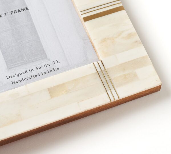Capture Elegance: Bone Inlay Photo Frame
