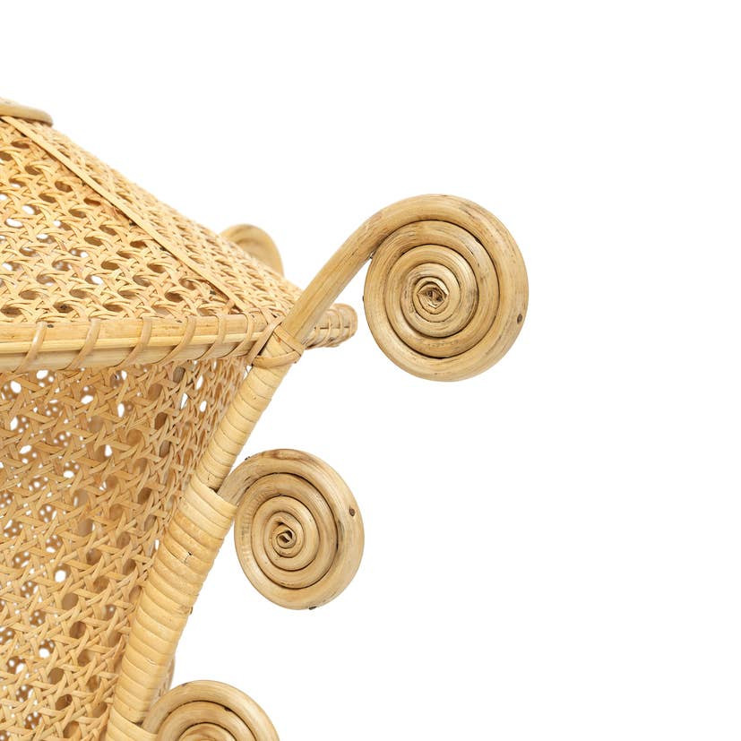 Lantern-Style Rattan Hanging Light Fixture - Image 3