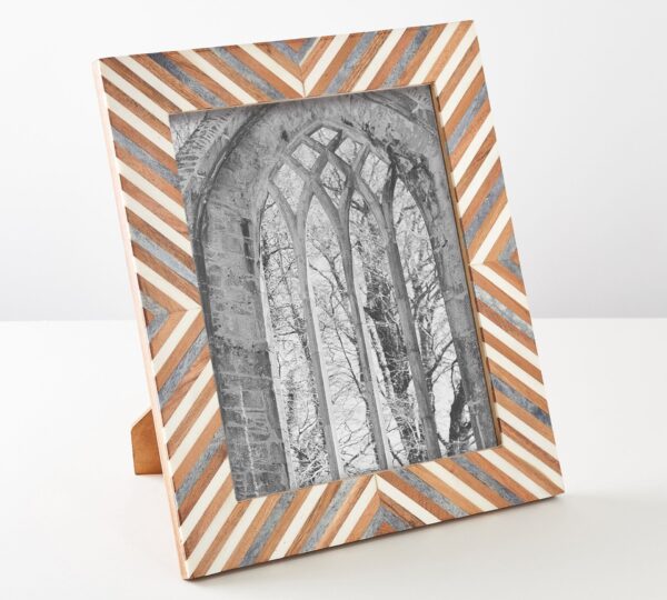 Bone & Wood Inlay Photo Frame