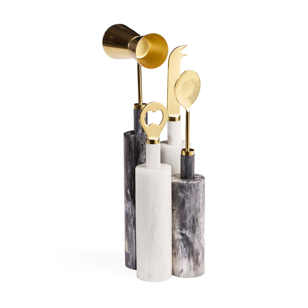 Handcrafted Monochrome Bar Tool Collection - Image 6