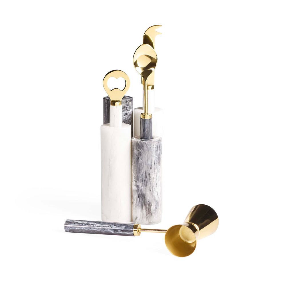 Handcrafted Monochrome Bar Tool Collection - Image 7